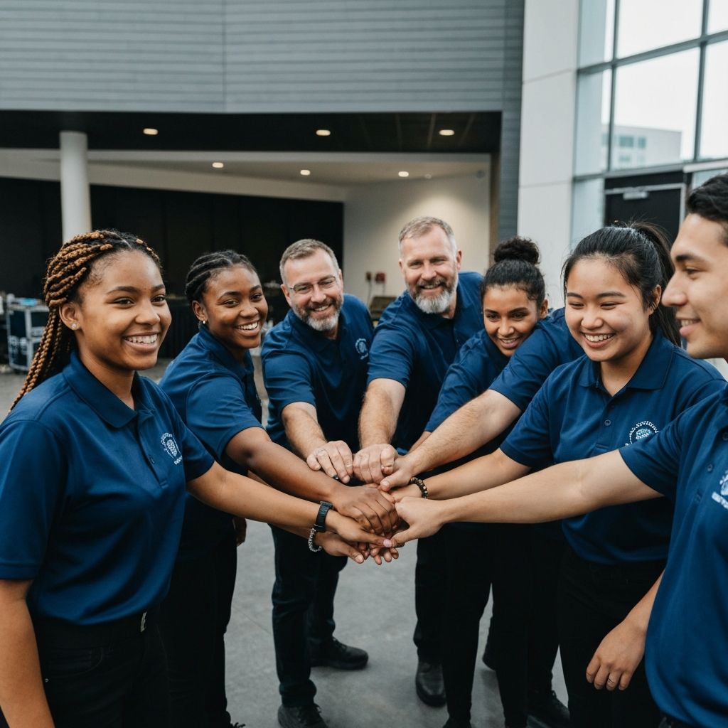 DreamTeam volunteers serving